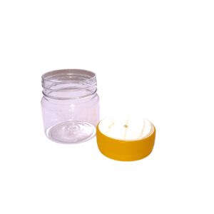 Pote Miel - 175CC / 250grs + Tapa a Presion Diam 60 Amarilla