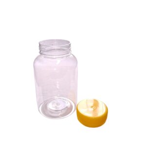 Pote Miel - 710CC / 1 KG + Tapa a Rosca Diam 60 Amarilla