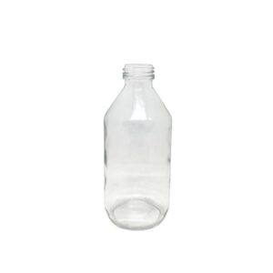 Frasco Jarabe 250 ML Transparente - Rosca 28