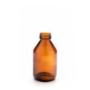 Frasco Jarabe 125 ML Ambar - Rosca 28